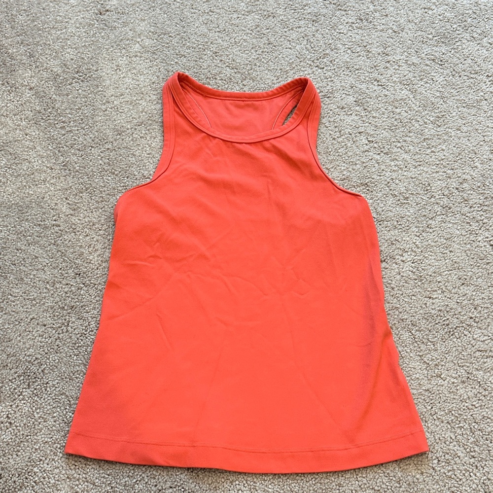 Lululemon Align Waist-Length Racerback Tank Top Coral